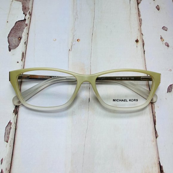Michael Kors Rectangular Ivory Silver Eyeglasses Frames NWOT - Picture 12 of 12